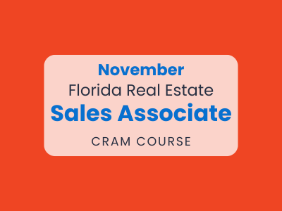 FL Sales Associate Pre-Licensing CRAM Course – November 7, 2026